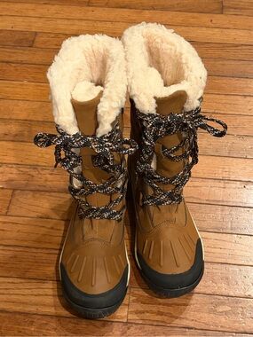 Bearpaw Desdemona Women's Waterproof Winter Boots Hickory Size 11